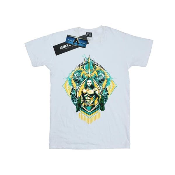 DC Comics Boys Aquaman The Trench Crest T-Shirt