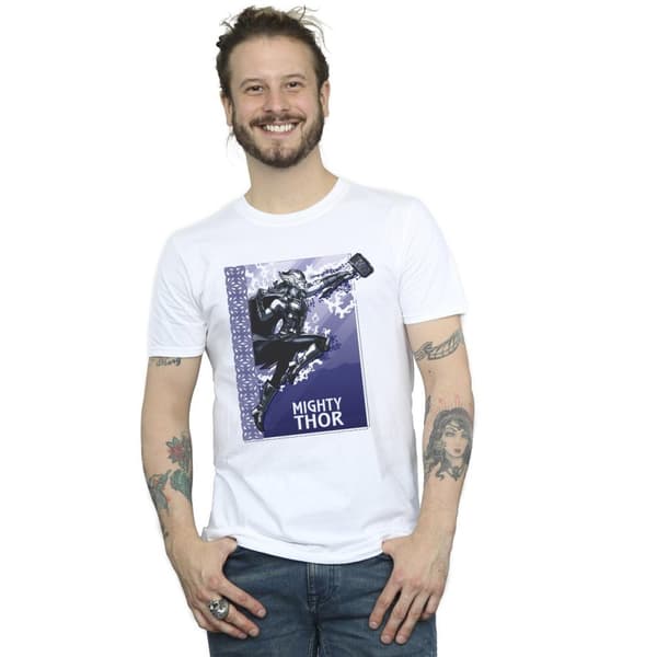 Marvel Mens Thor Love And Thunder Mighty Thor T-Shirt