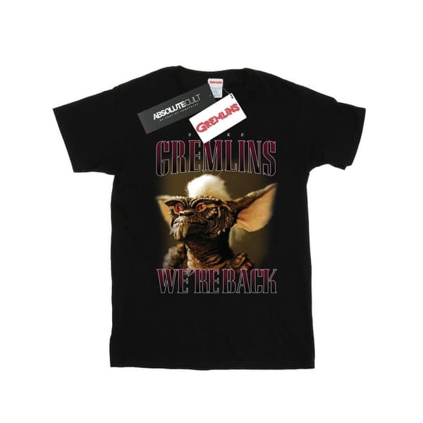 Gremlins Womens/Ladies We´re Back Montage Cotton Boyfriend T-Shirt