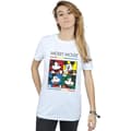 Miniatyrbild 2 av 3: Disney Dam/Tjej Musse Pigg Fyrkantig Färg Bomull Boyfriend T-shirt