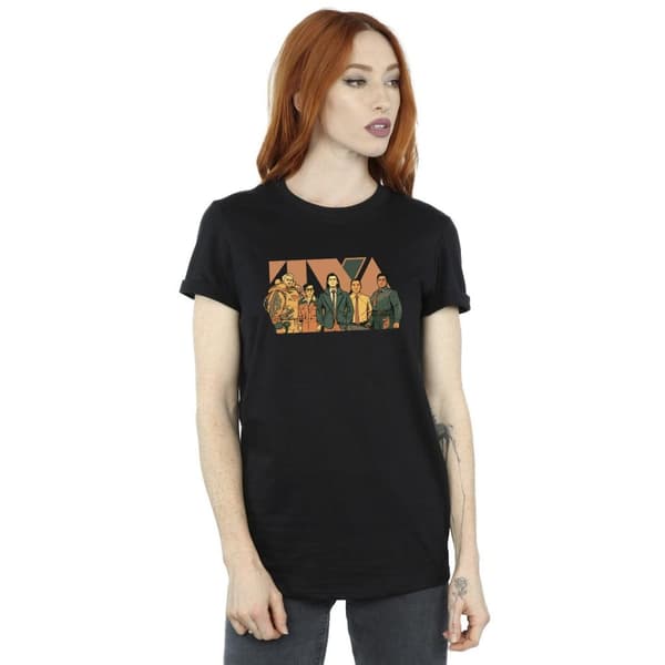 Marvel Womens/Ladies Loki TVA Group Cotton Boyfriend T-Shirt