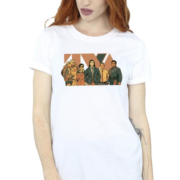Marvel Dam/Loki TVA-gruppen - Boyfriend-t-shirt i bomull