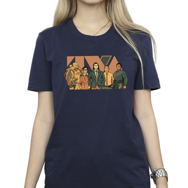 Marvel Dam/Loki TVA-gruppen - Boyfriend-t-shirt i bomull