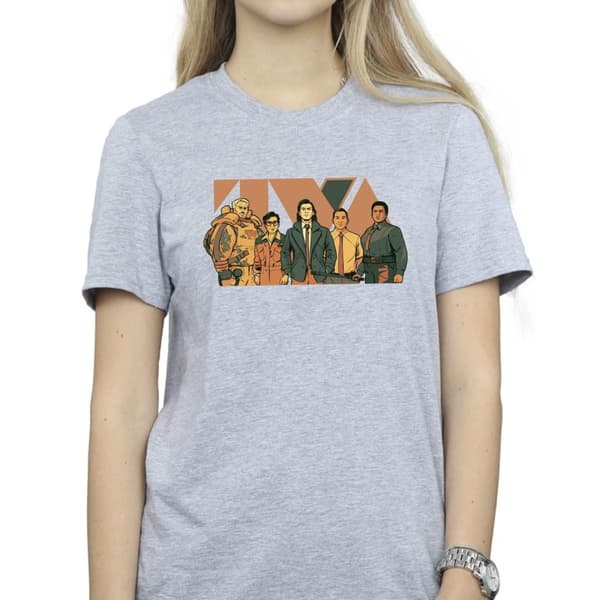Marvel Dam/Loki TVA-gruppen - Boyfriend-t-shirt i bomull