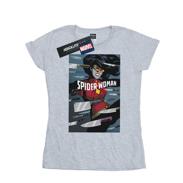 Marvel Womens/Ladies Spider-Woman Cover Cotton T-Shirt
