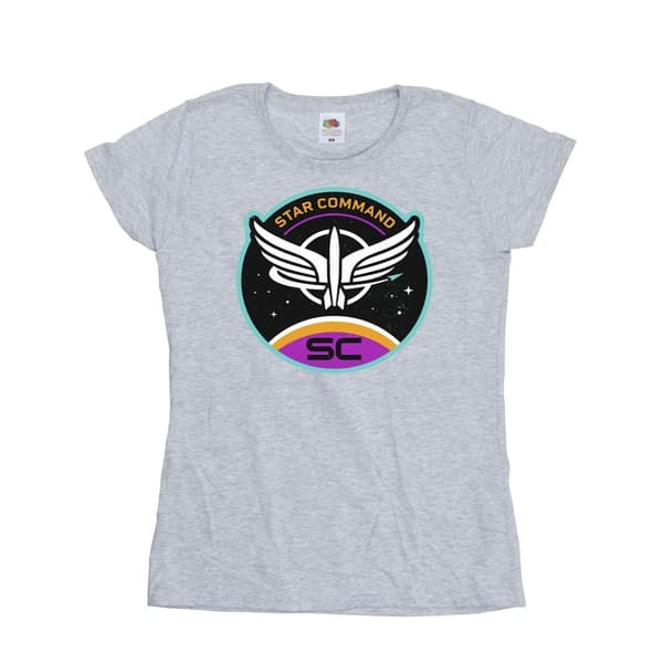 Disney Womens/Ladies Lightyear Star Command Circle Cotton T-Shirt