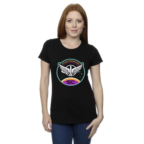 Disney Dam/Lady Lightyear Star Command Circle T-shirt i bomull