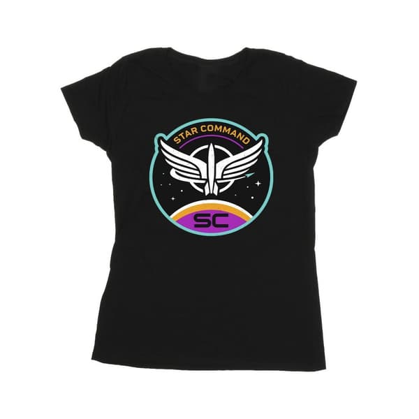 Disney Dam/Lady Lightyear Star Command Circle T-shirt i bomull