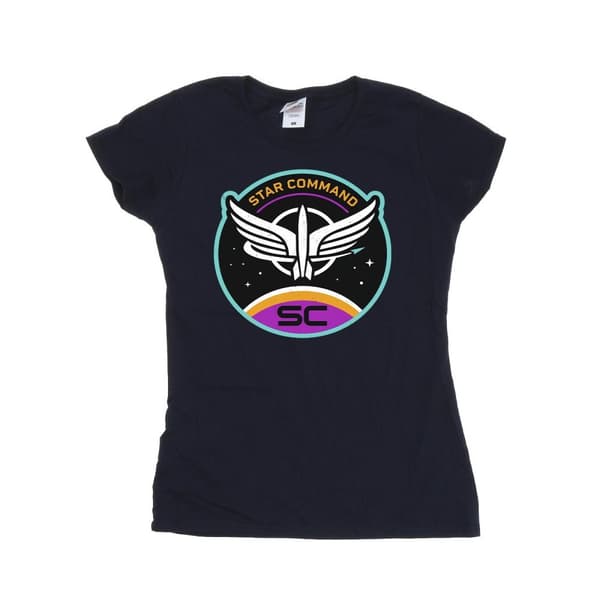 Disney Dam/Lady Lightyear Star Command Circle T-shirt i bomull