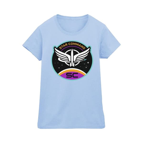 Disney Womens/Ladies Lightyear Star Command Circle Cotton T-Shirt