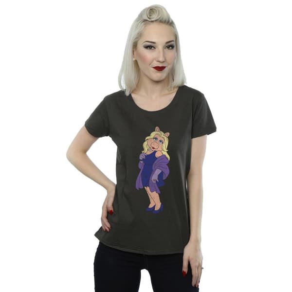 Disney Womens/Ladies The Muppets Classic Miss Piggy Cotton T-Shirt