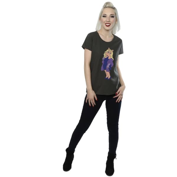 Disney Womens/Ladies The Muppets Classic Miss Piggy Cotton T-Shirt