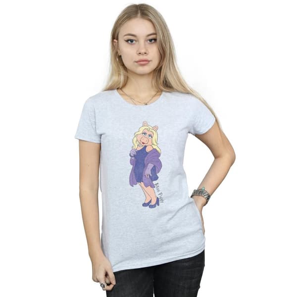 Disney Womens/Ladies The Muppets Classic Miss Piggy Cotton T-Shirt