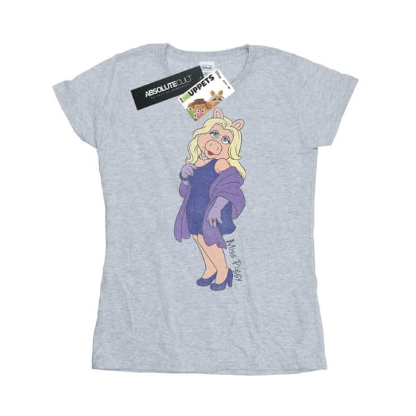 Disney Womens/Ladies The Muppets Classic Miss Piggy Cotton T-Shirt