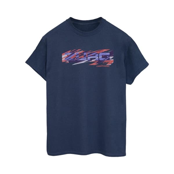Disney Womens/Ladies Lightyear Zurg Graphic Title Cotton Boyfriend T-Shirt