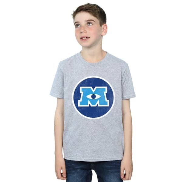 Disney T-shirt med monsteremblem från Monsters University för pojkar