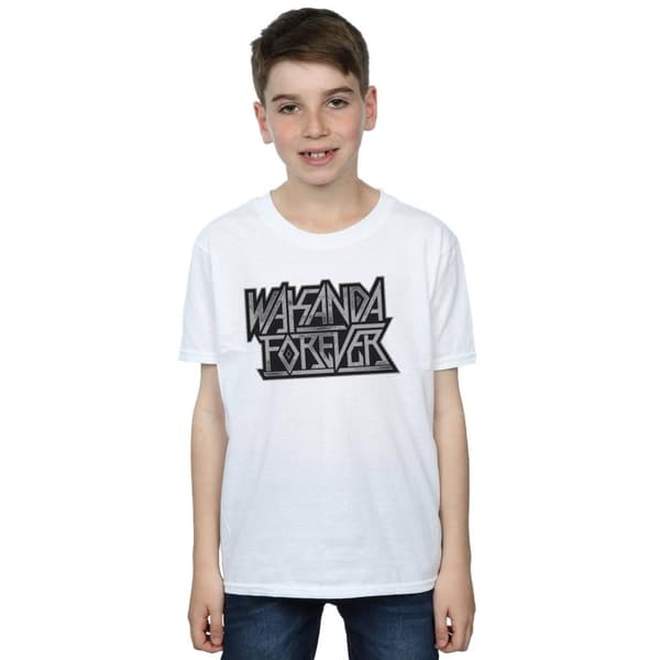 Marvel Boys Wakanda Forever Logo T-Shirt
