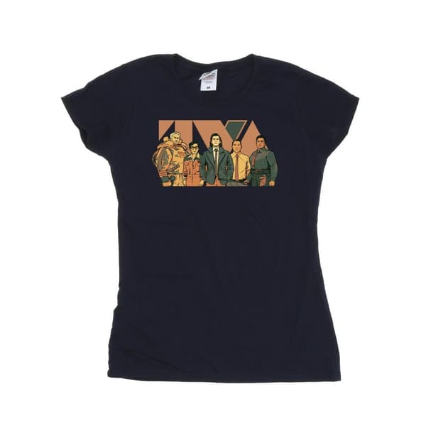 Marvel Dam/Loki TVA-gruppens bomulls-T-shirt