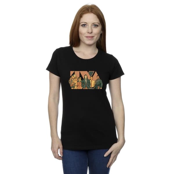 Marvel Dam/Loki TVA-gruppens bomulls-T-shirt