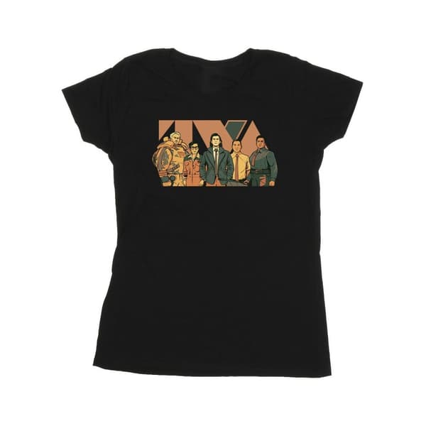 Marvel Dam/Loki TVA-gruppens bomulls-T-shirt