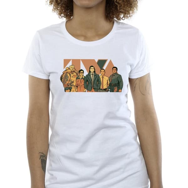 Marvel Dam/Loki TVA-gruppens bomulls-T-shirt