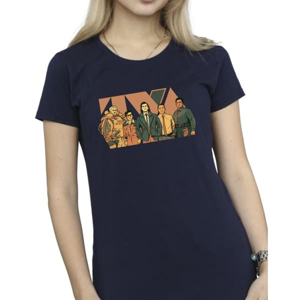 Marvel Womens/Ladies Loki TVA Group Cotton T-Shirt