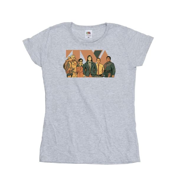 Marvel Dam/Loki TVA-gruppens bomulls-T-shirt