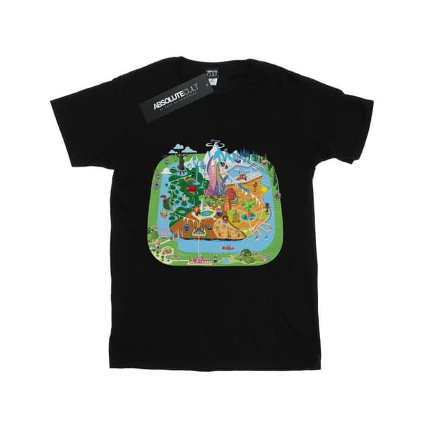 Disney Dam/Tjej Zootropolis City Boyfriend T-shirt i bomull Black S