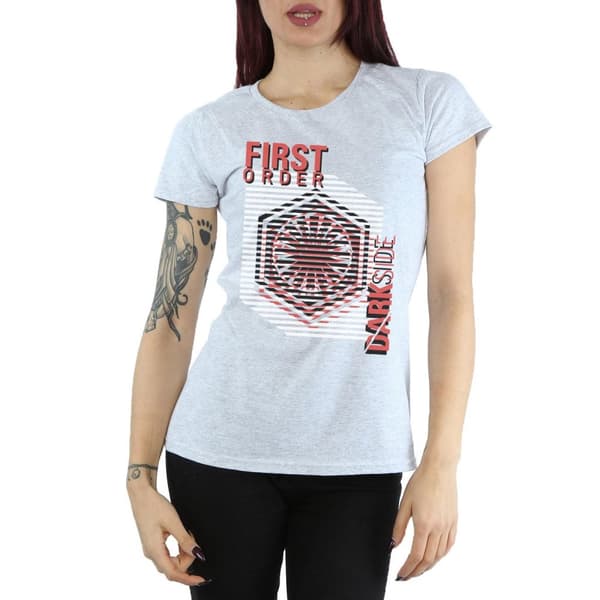 Star Wars Dam/Tjej The Last Jedi Dark Side T-shirt i bomull