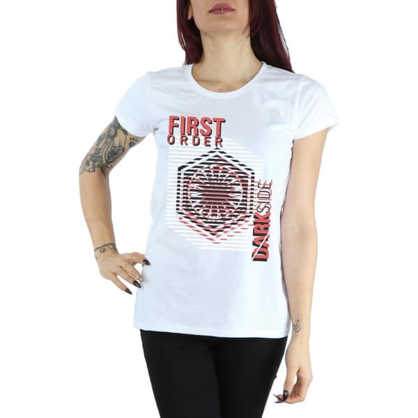 Star Wars Dam/Tjej The Last Jedi Dark Side T-shirt i bomull