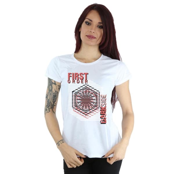 Star Wars Dam/Tjej The Last Jedi Dark Side T-shirt i bomull