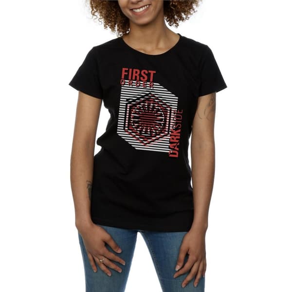 Star Wars Dam/Tjej The Last Jedi Dark Side T-shirt i bomull