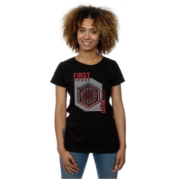 Star Wars Dam/Tjej The Last Jedi Dark Side T-shirt i bomull