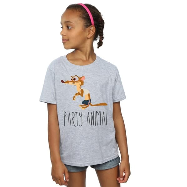 Disney T-shirt i bomull med Zootropolis-partydjur för flickor
