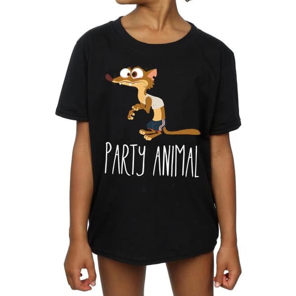 Disney T-shirt i bomull med Zootropolis-partydjur för flickor