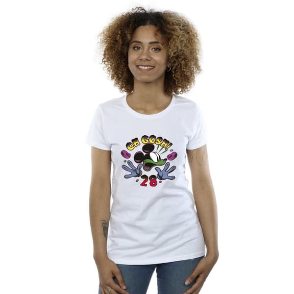 Disney Dam/Tjej Musse Pigg Oh Gosh Pop Art T-shirt i bomull