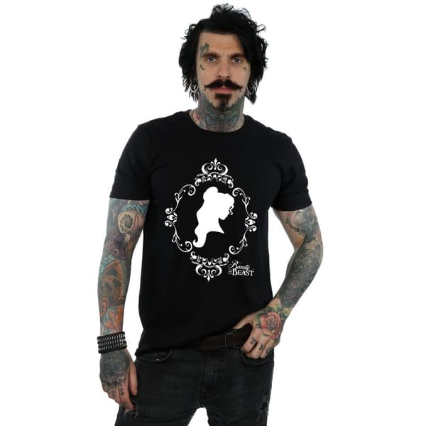 Disney Princess Mens Belle Silhouette T-Shirt