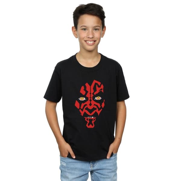 Star Wars Boys Darth Maul Face T-Shirt