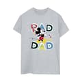 Miniatyrbilde 1 av 3: Disney Womens/Ladies Mickey Mouse Rad Dad Cotton Boyfriend T-Shirt