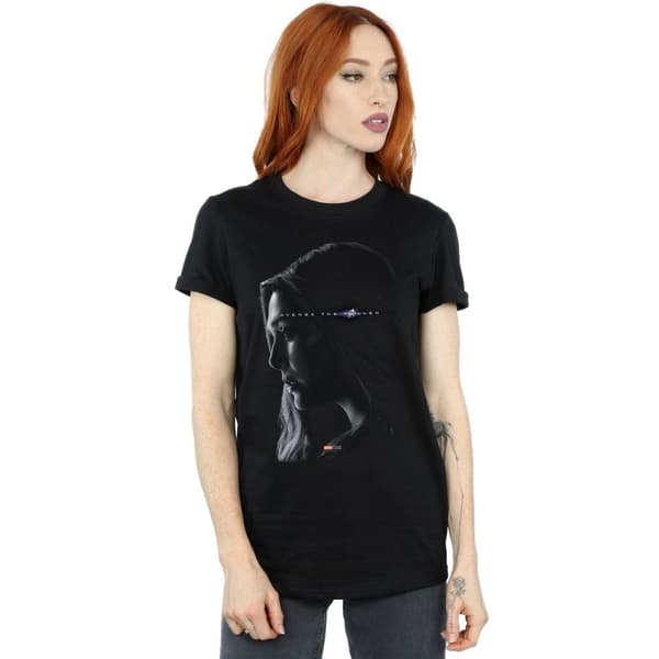 Marvel Womens/Ladies Avengers Endgame Avenge The Fallen Scarlet Witch Cotton Boyfriend T-Shirt