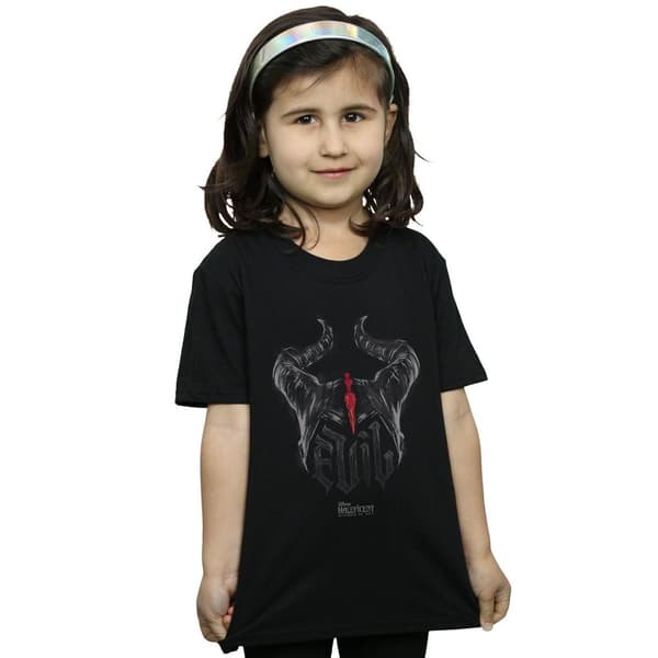 Disney Maleficent Mistress Of Evil Evil Horns bomulls-T-shirt för flickor