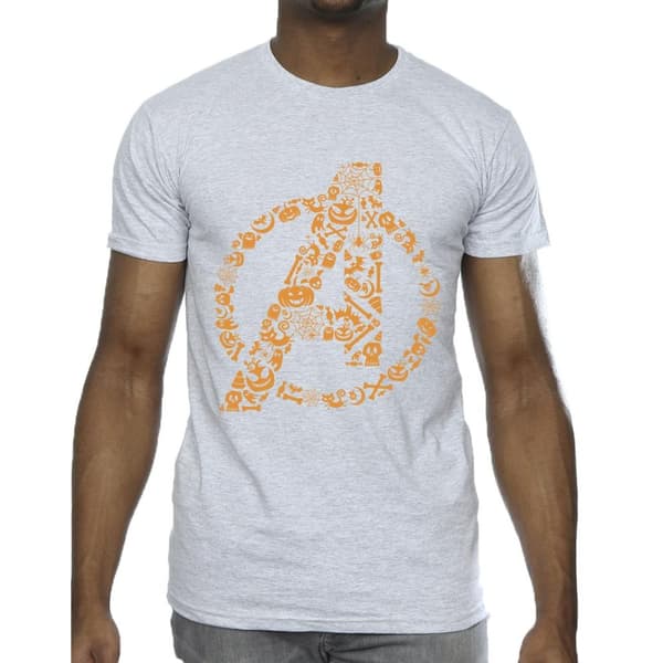 Marvel Herr Avengers Halloween Logo T-shirt