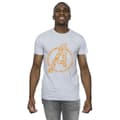 Miniatyrbild 2 av 4: Marvel Herr Avengers Halloween Logo T-shirt