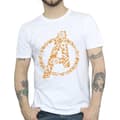 Miniatyrbild 3 av 4: Marvel Herr Avengers Halloween Logo T-shirt
