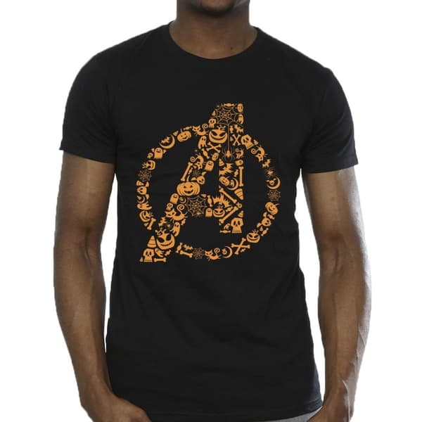 Marvel Herr Avengers Halloween Logo T-shirt