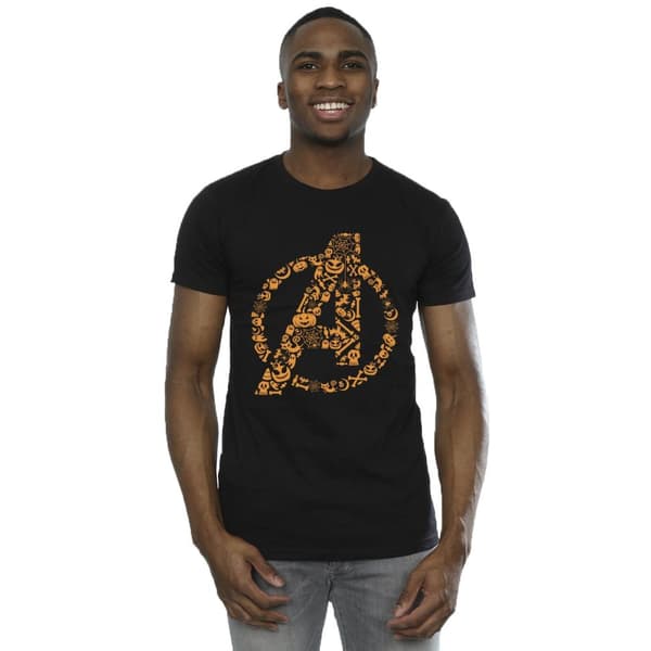 Marvel Herr Avengers Halloween Logo T-shirt