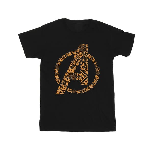 Marvel Herr Avengers Halloween Logo T-shirt