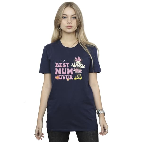 Disney Dam/dam Bästa mamman någonsin Boyfriend T-shirt i bomull