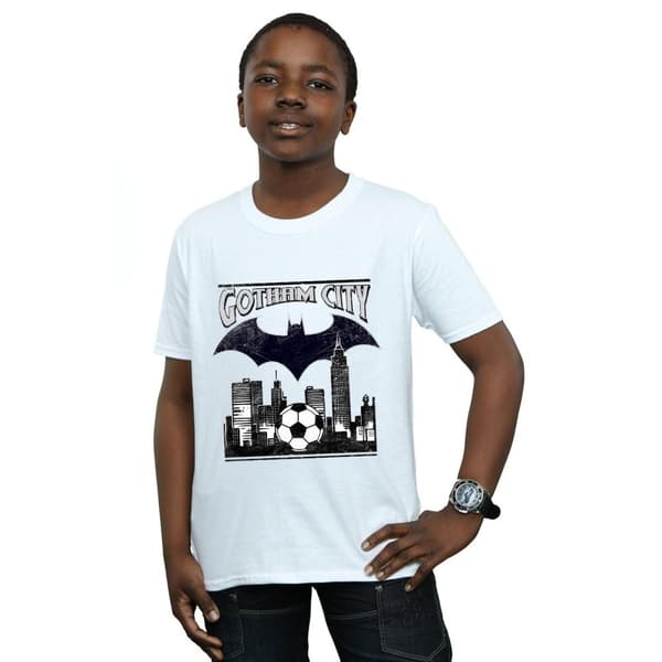 DC Comics Boys Batman Football Gotham City T-Shirt