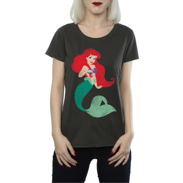 Disney Princess Womens/Ladies Classic Ariel Cotton T-Shirt